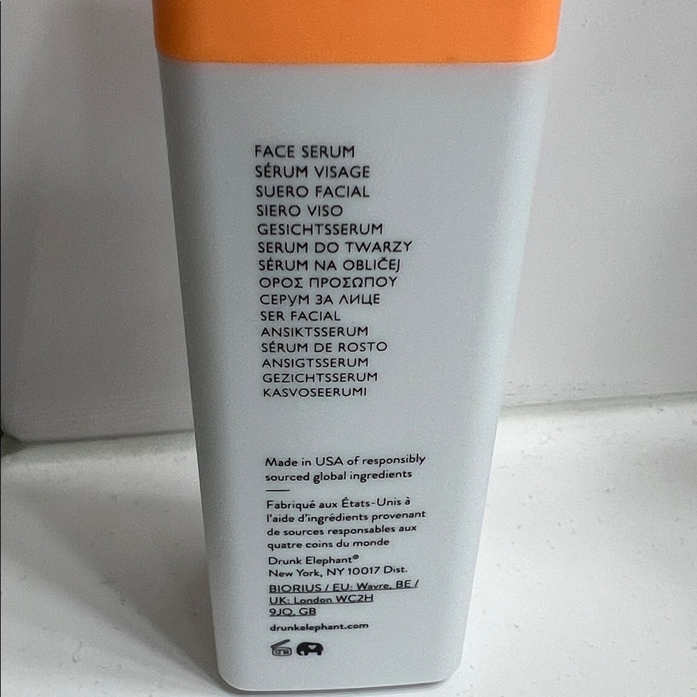 Drunk Elephant C-Luma Hydrabright Serum - Orange and White - Picture 3 of 6